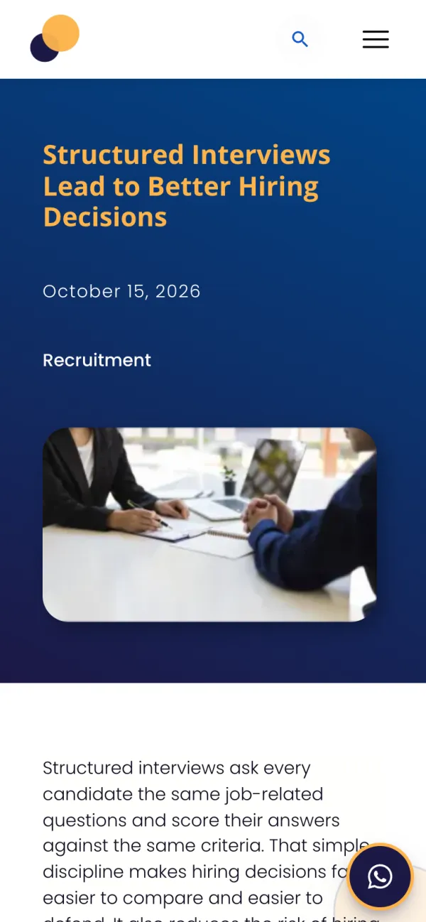 Career Boosters article on a phone