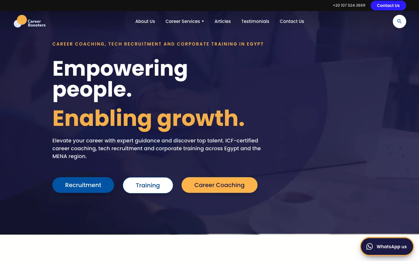 Career Boosters · case study